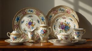 zsolnay porcelán étkészlet (1)