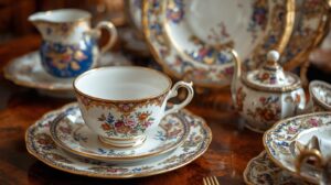 zsolnay porcelán étkészlet